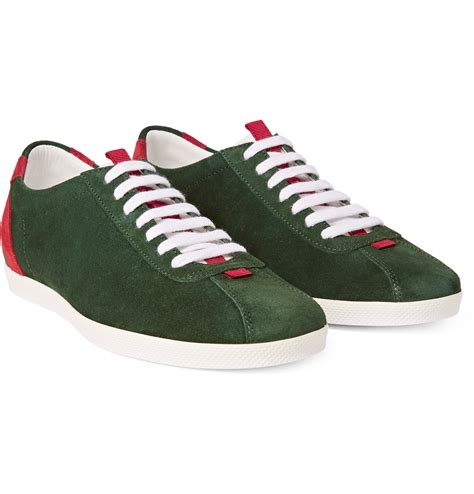 mens green suede gucci sneakers|gucci snakes sneakers.